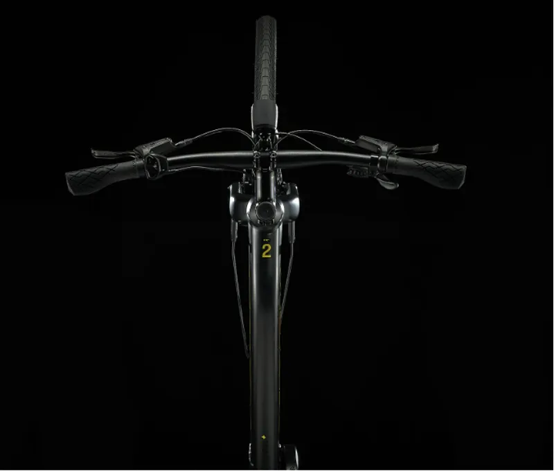 Trek Fx+ 2 Stagger Electric Hybrid Bike 2025 in Satin Black-6